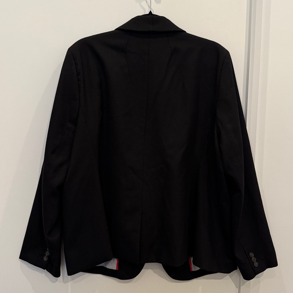 J. Crew Women's Black 98% Wool Blazer - Picture 8 of 8